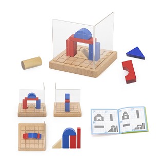 Viga Toys® Wooden 3D Block Building Game